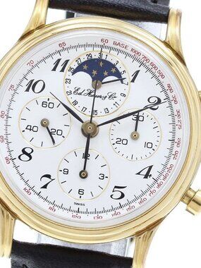 Heuer Edward Heuer 125th Anniversary 188.205/1 Hand Winding Men's Watch_913341